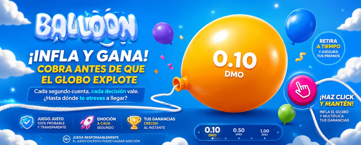 Cómo jugar a Balloon y retirar ganancias a tiempo